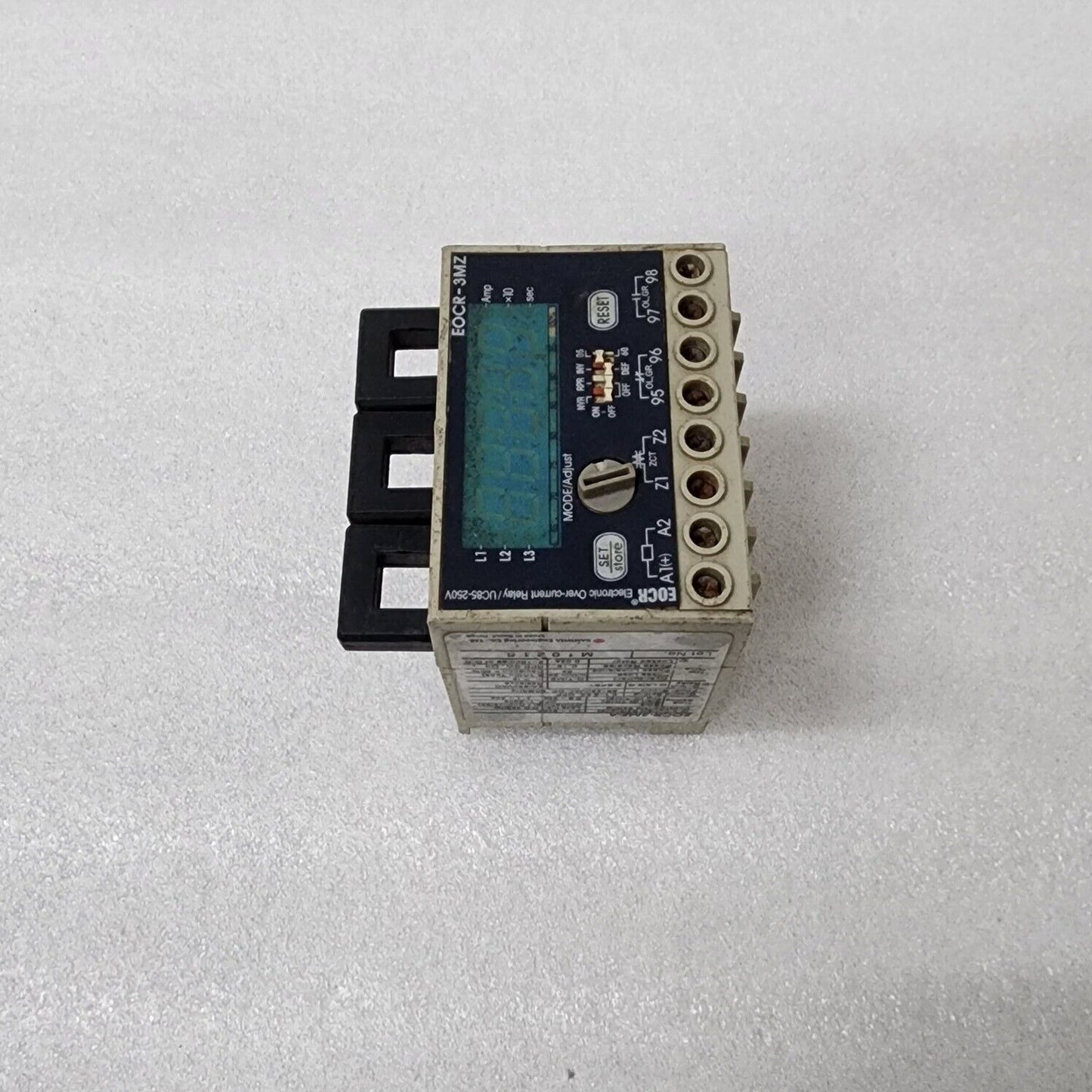 SAMWHA EOCR-3MZ-A ELECTRONIC OVERCURRENT RELAY 0.1-800A
