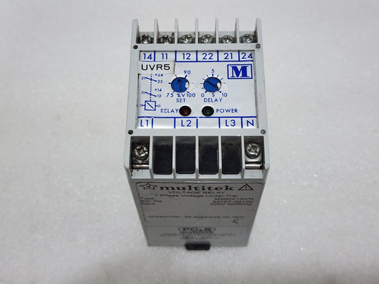 MULTITEK M200V1XVN VOLTAGE RELAY UNDER TRIP 220V