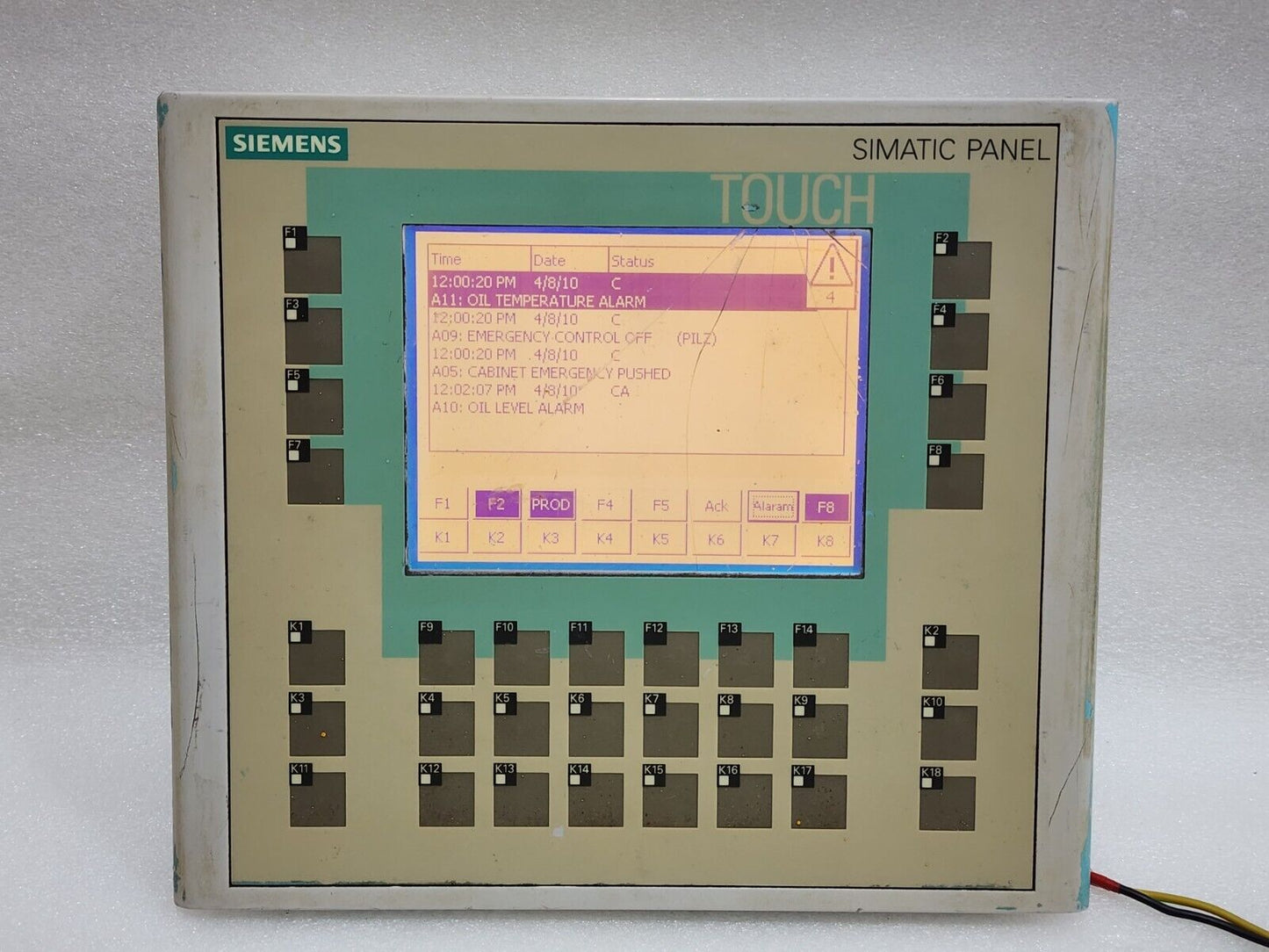 SIEMENS 6AV6 642-0BA01-1AX1 OPERATION TERMINAL TP177B PN/DP-6 CSTN 24V