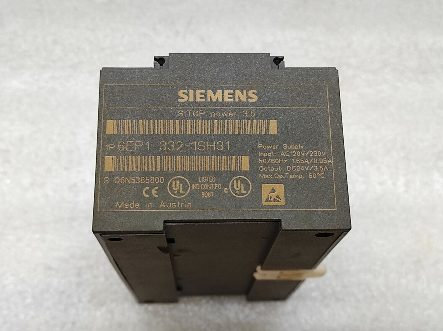 SIEMENS 6EP1332-1SH31 SITOP POWER 3.5 