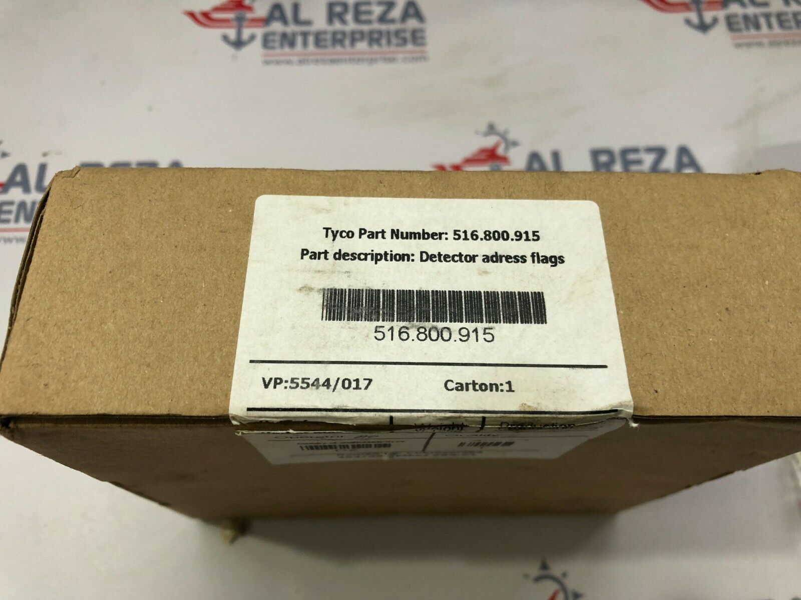 TYCO 516-800-915 DETECTOR ADDRESS FLAGS