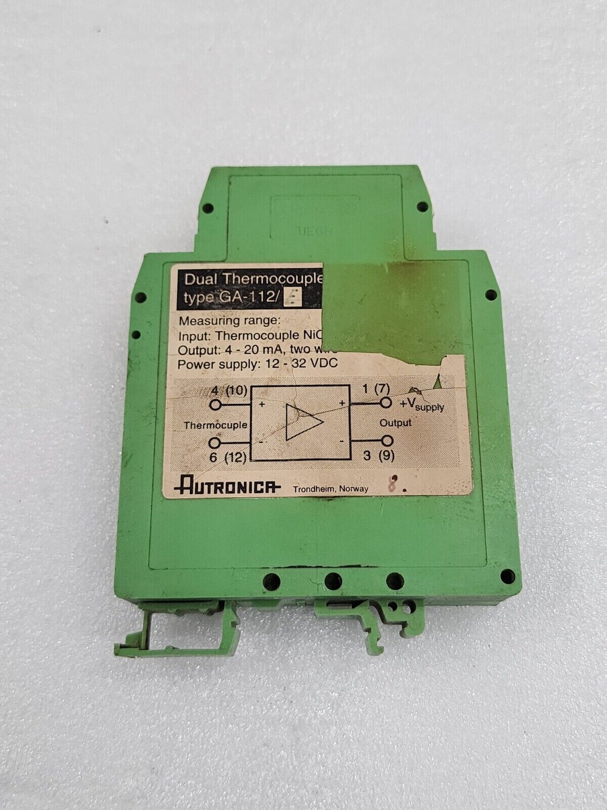 AUTRONICA GA-112/E DUAL THERMOCOUPLE AMPLIFIER 12-32VDC
