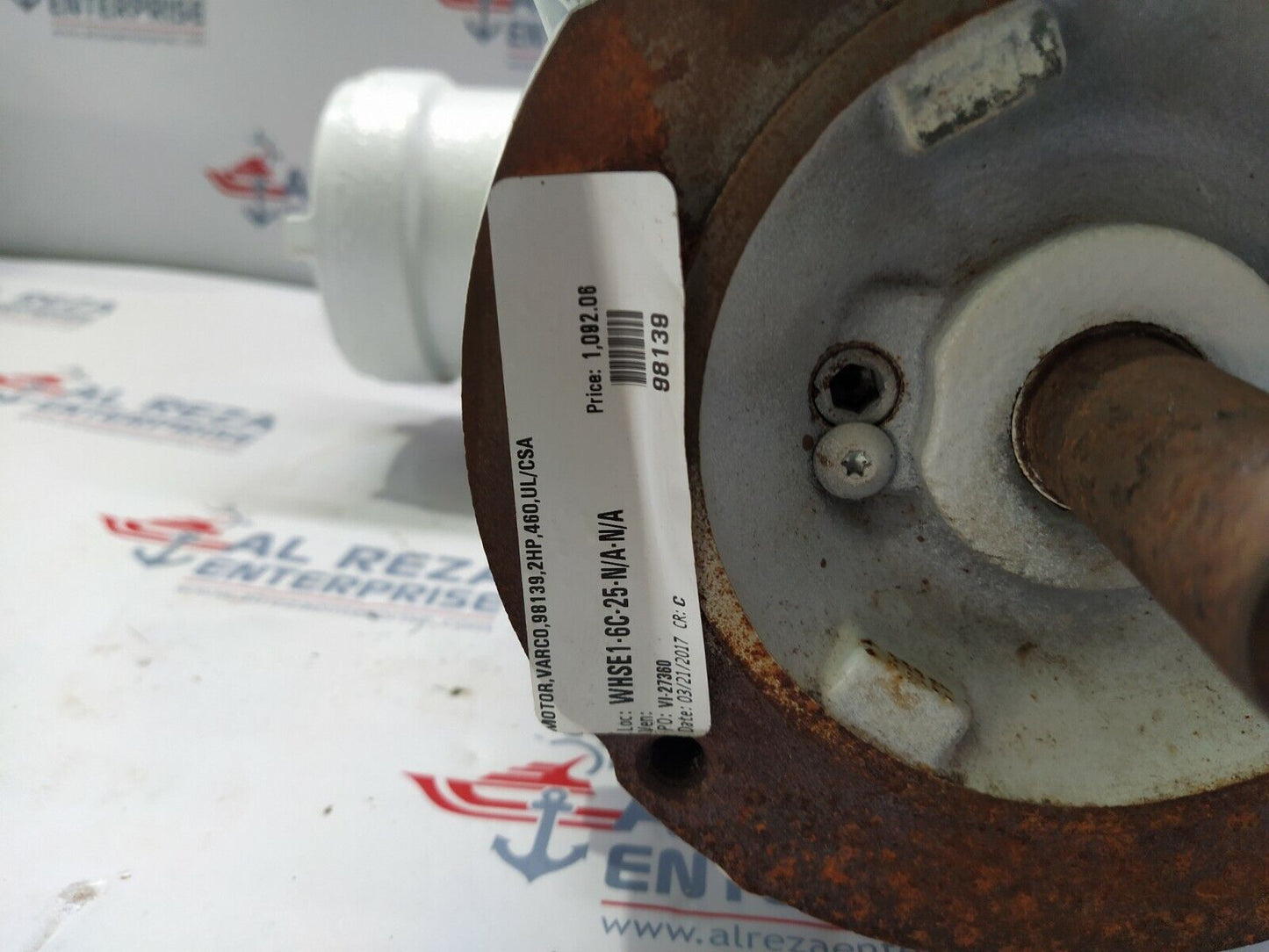 BALDOR CD-65406 ELECTRIC MOTOR 35W607T866G1 98139 2HP 460V