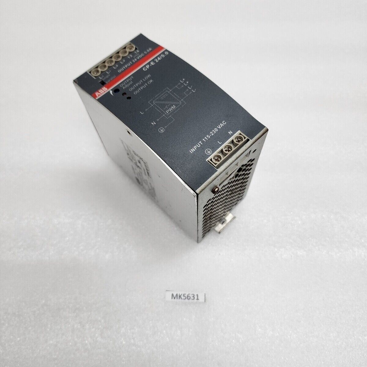 ABB CP-E 24/5.0 POWER SUPPLY 1SVR427034R0000 24VDC 5A