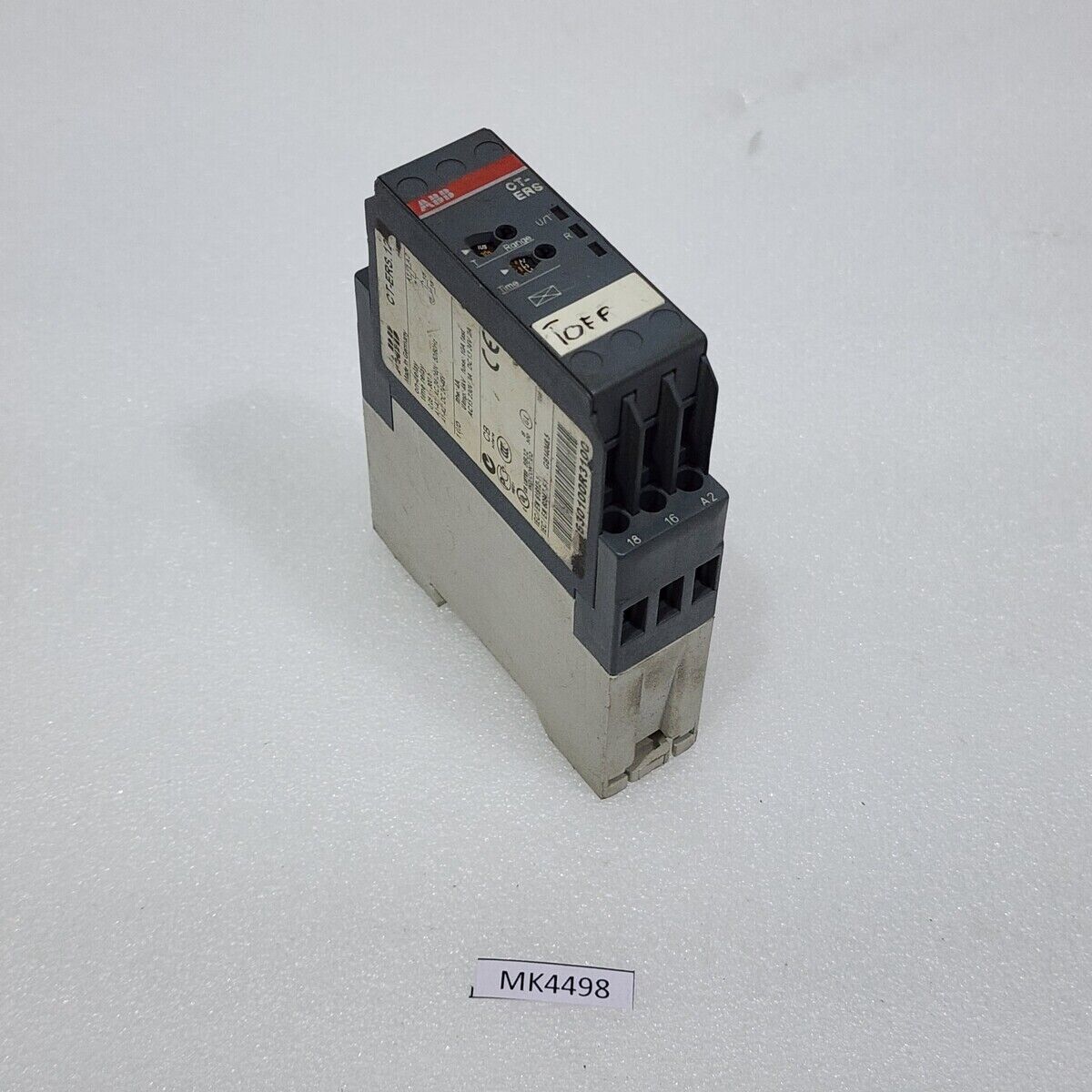 ABB CT-ERS.12 ON DELAY TIME RELAY 1SVR630100R3100 24-240VAC/24-48VDC