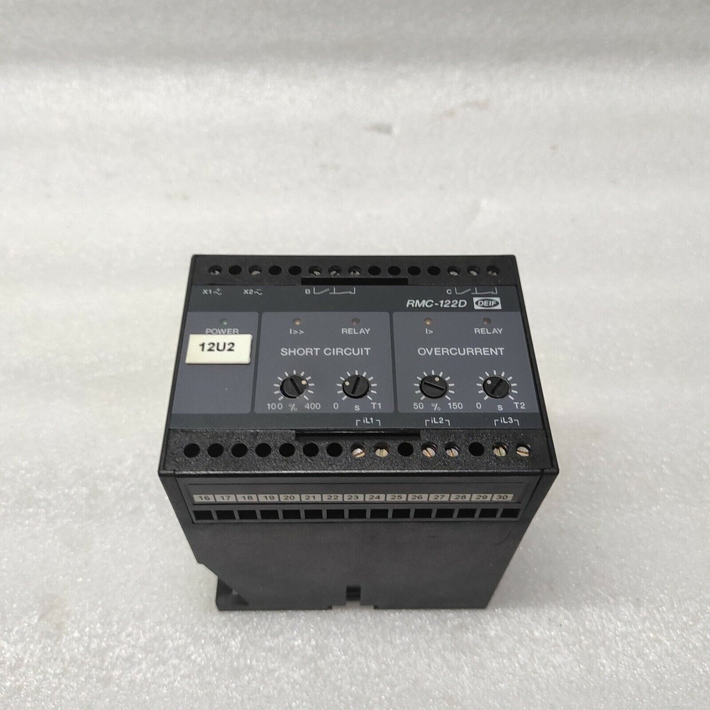 DEIF RMC-122D SHORT CIRCUIT AND OVERCURRENT PROTECTION RELAY 400002391.110 24VDC