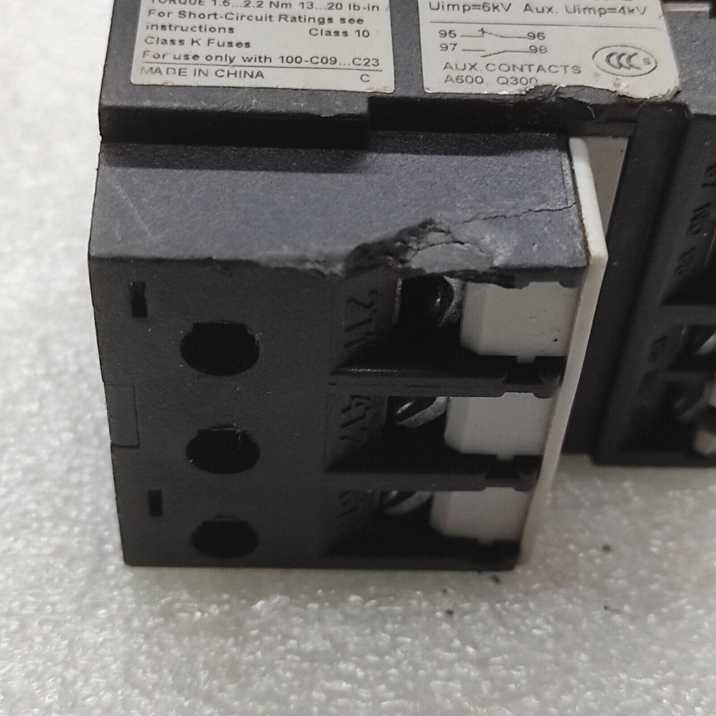 ALLEN BRADLEY CAT 193-T1AB48 THERMAL OVERLOAD RELAY 3.5-4.8A