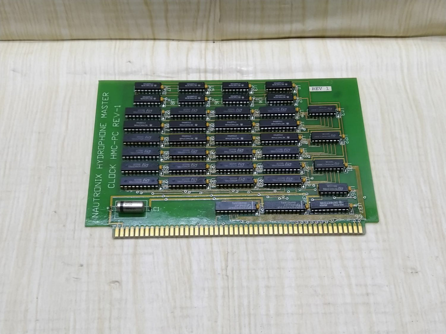 NAUTRONIX HYDROPHONE MASTER CLOCK HMC-PC REV 1 PCB
