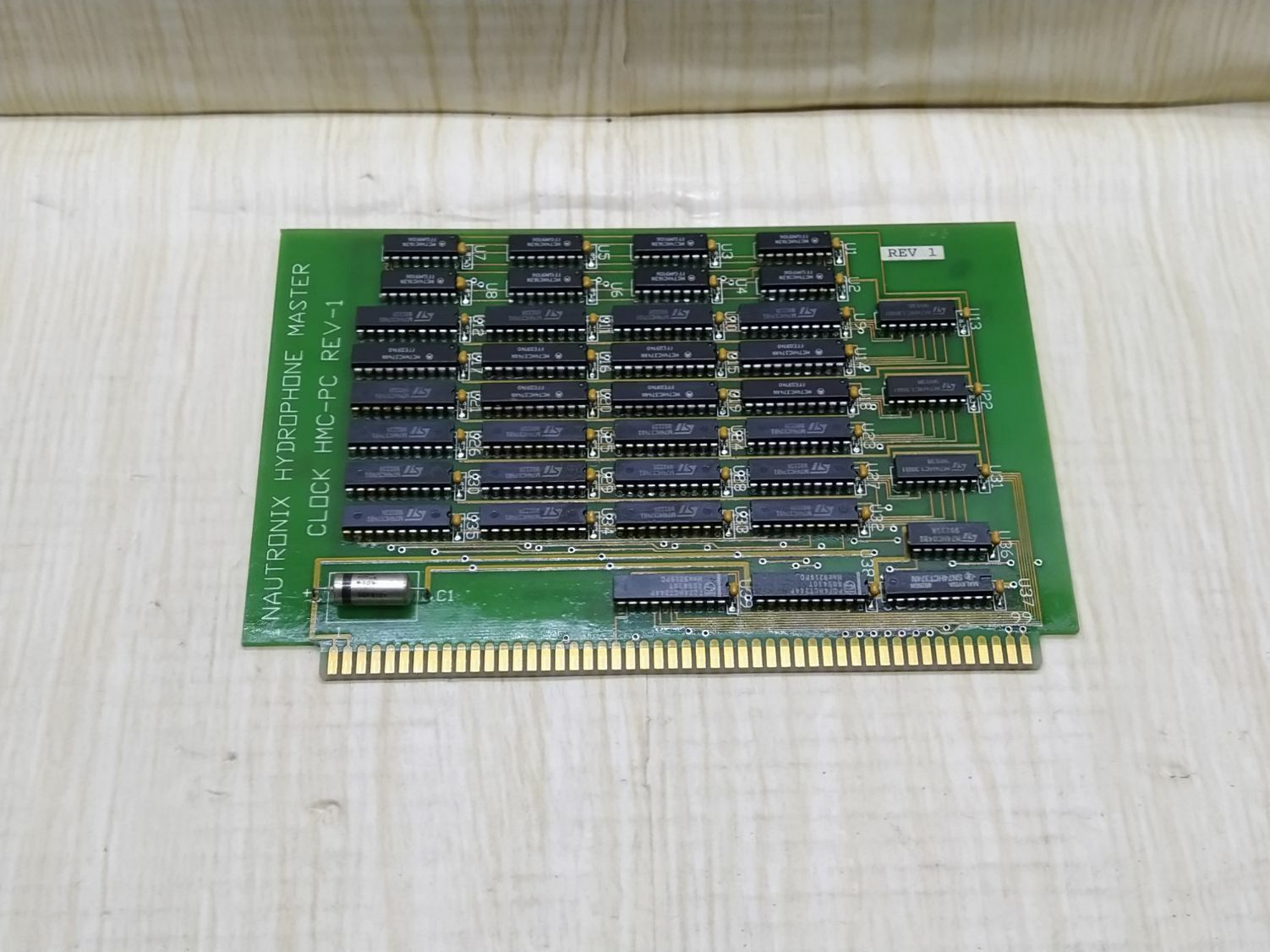 NAUTRONIX HYDROPHONE MASTER CLOCK HMC-PC REV 1 PCB