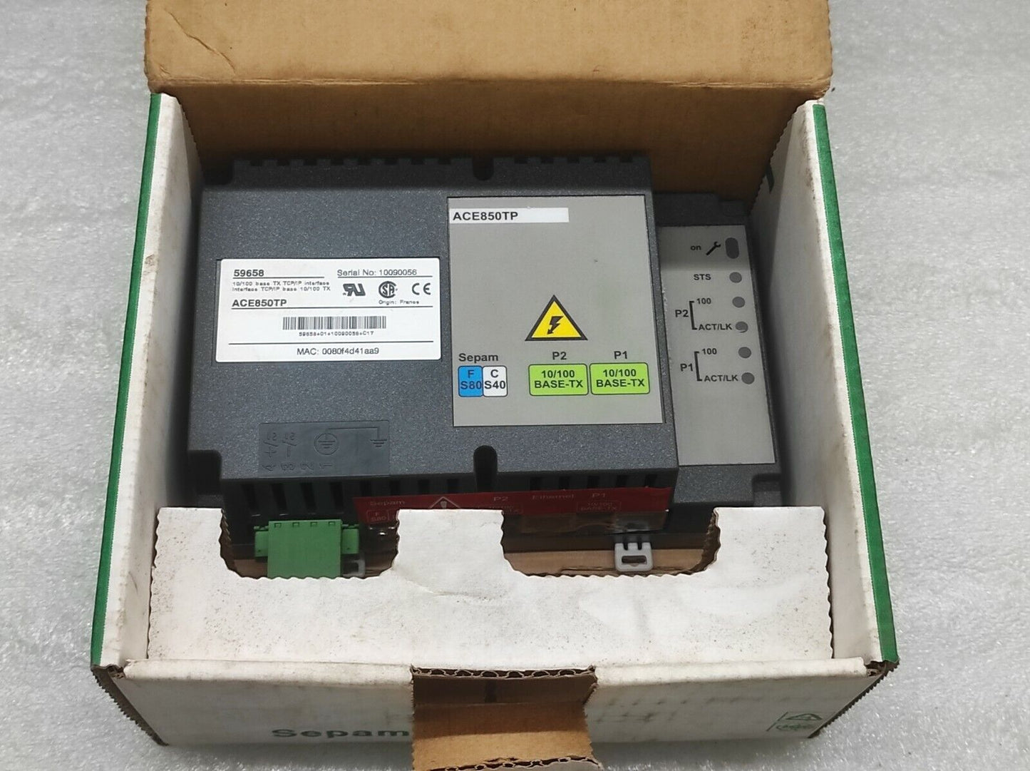 SE 59658 ETHERNET PORTS INTERFACE 10/100 BASE TX ACE850TP