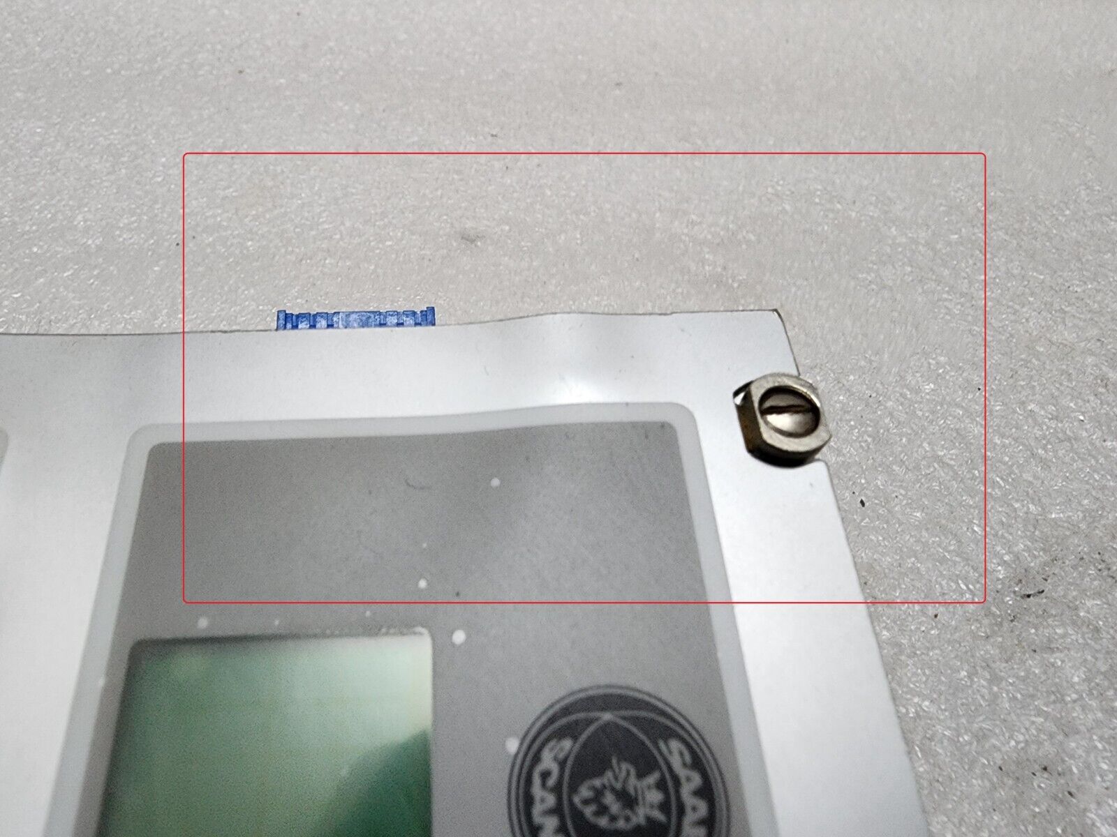 SAAB MARINE 9150065-532A BACKUP DISPLAY KEYBOARD DMC20481 OPTREX DMC2048I