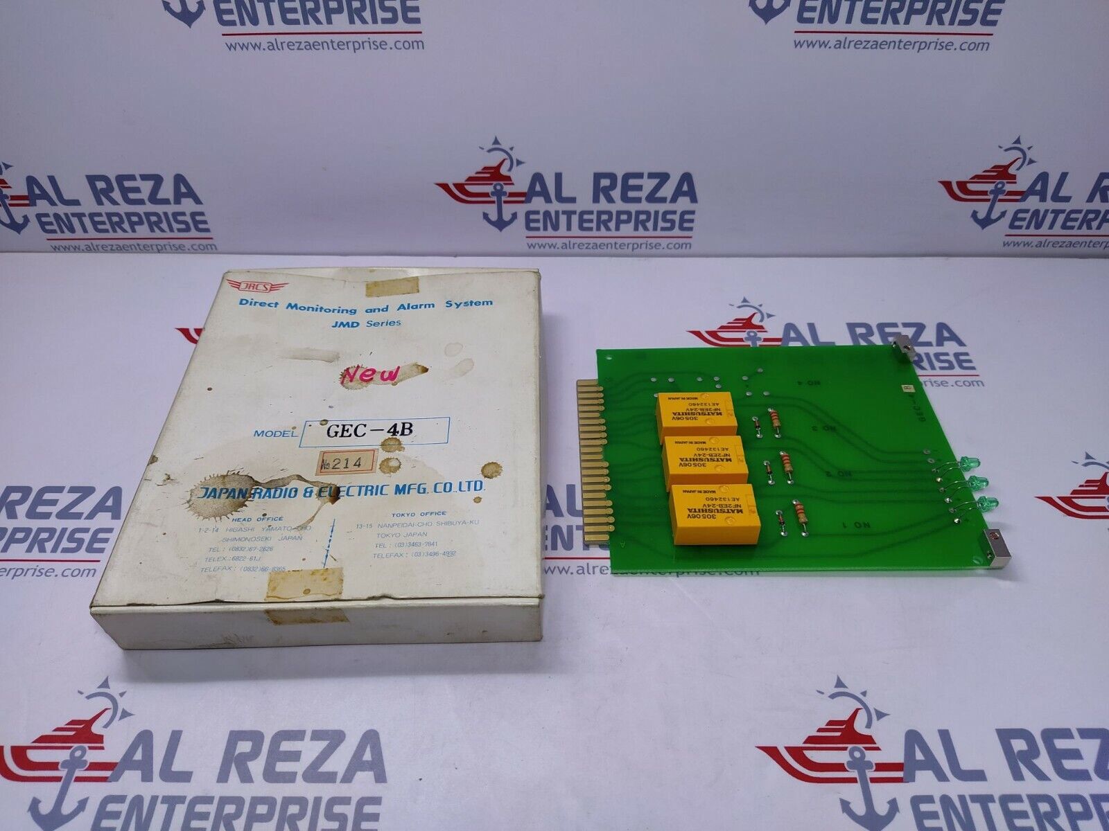 JRCS GEC-4B JMD Series Direct Monitoring and Alarm System 