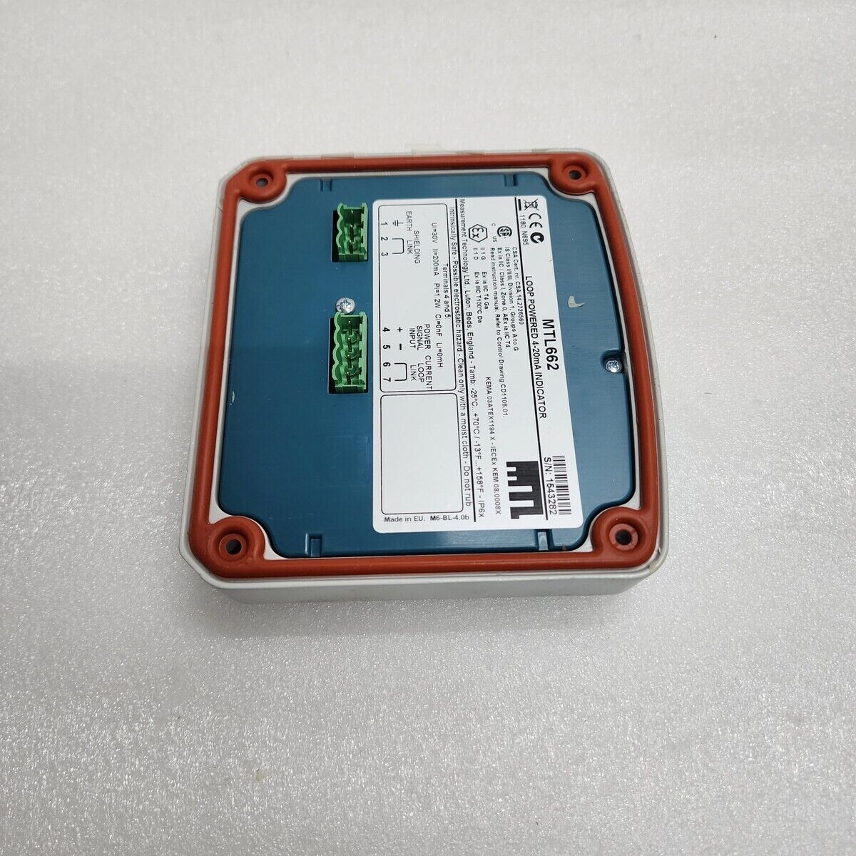 MEASUREMENT TECHNOLOGY MTL662 LOOP POWERED INDICATOR