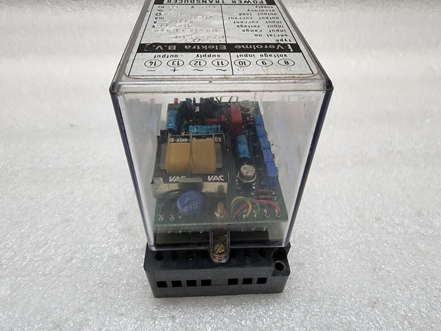 VEROLME ELEKTRA 10V 713 POWER TRANSDUCER 110V