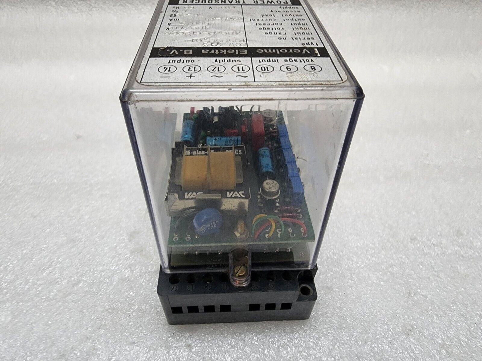 VEROLME ELEKTRA 10V 713 POWER TRANSDUCER 110V