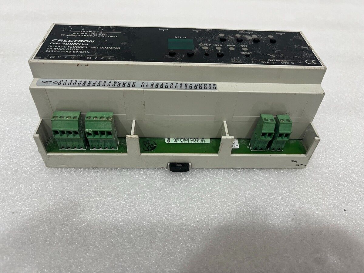 CRESTON DIN-4DIMFLV4 4-CH 4-FEED DIMMER MODULE