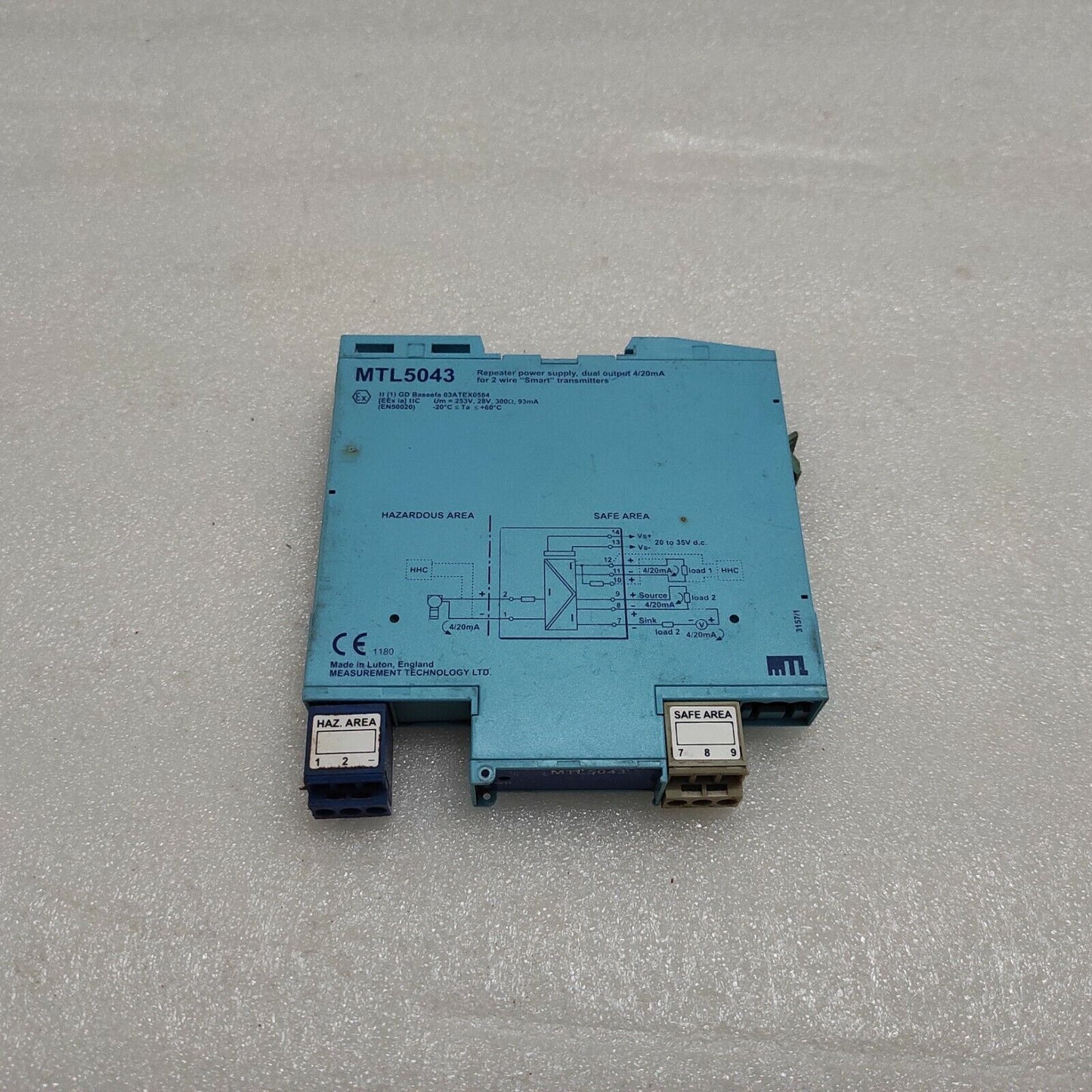 MEASUREMENT TECHNOLOGY MTL5043 REPEATER POWER SUPPLY