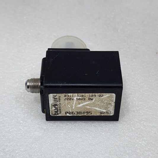 BURKERT 0311-3101-109-02 DIRECT ACTING 3/2 WAY PLUNGER VALVE 00638495