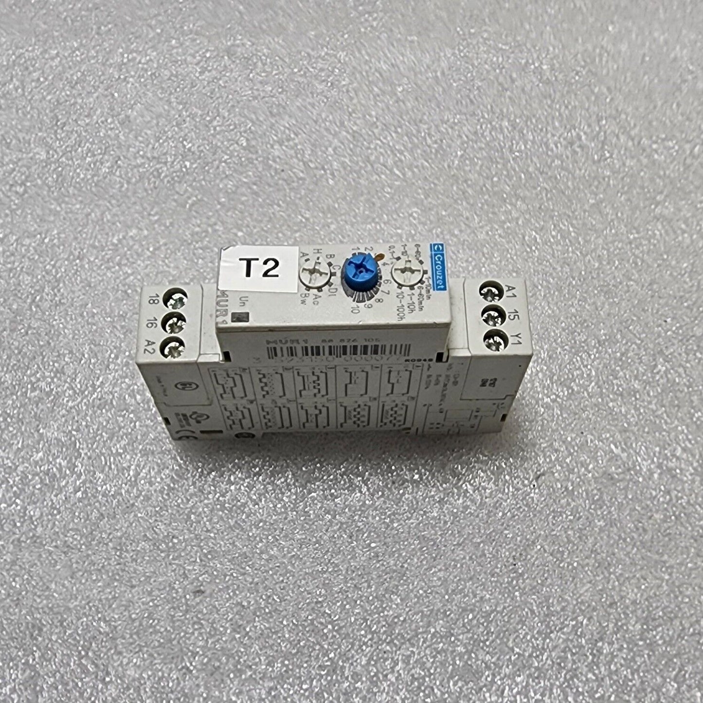 CROUZET MUR1 TIMER RELAY 88826105 24VDC/24-240VAC