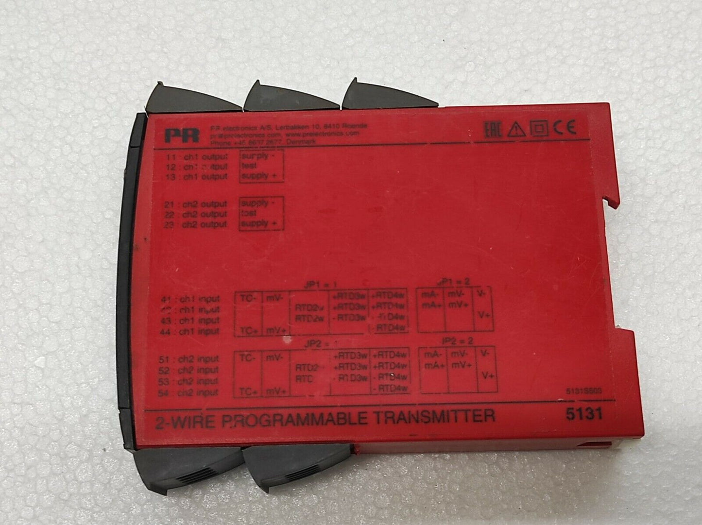 PR Electric 5131A 2-Wire Programmable Transmitter