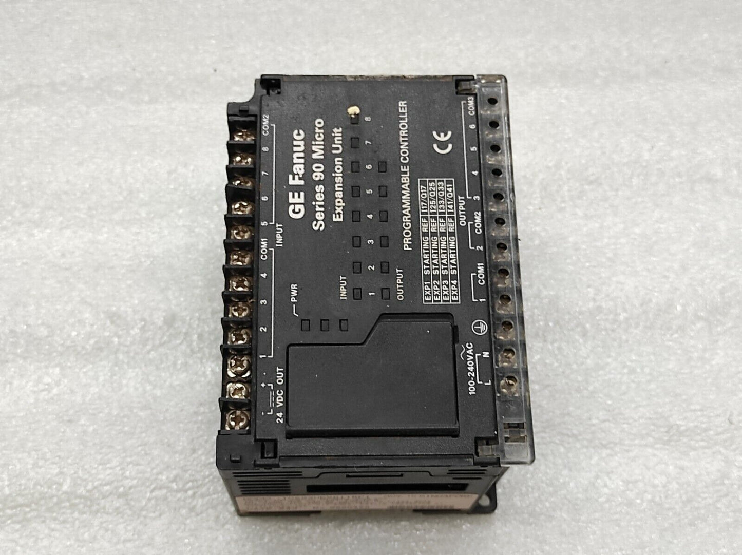 GE FANUC IC693UEX011RP1 PROGRAMMABLE CONTROLLER 100-240VAC