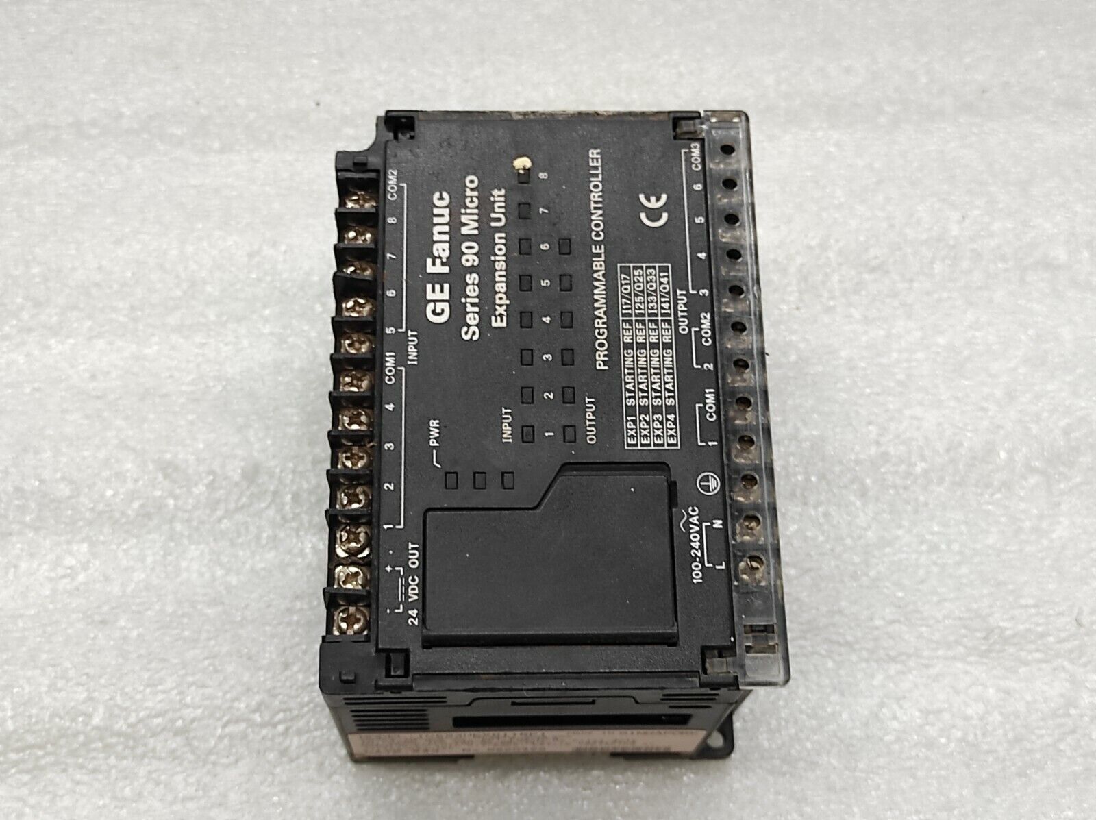 GE FANUC IC693UEX011RP1 PROGRAMMABLE CONTROLLER 100-240VAC