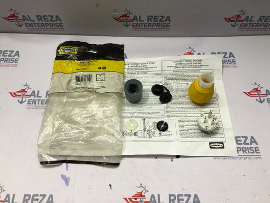 HUBBELL HBL14W47A WATERTIGHT PLUG 125V/15A 2P/3W