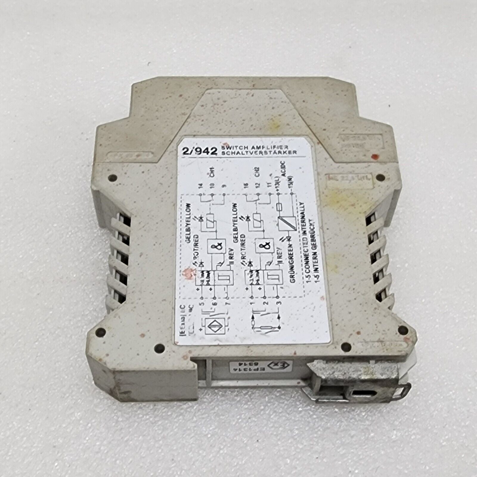 BARTEC 2/942 SWITCH AMPLIFIER 17-584D-230D/0000 230VAC