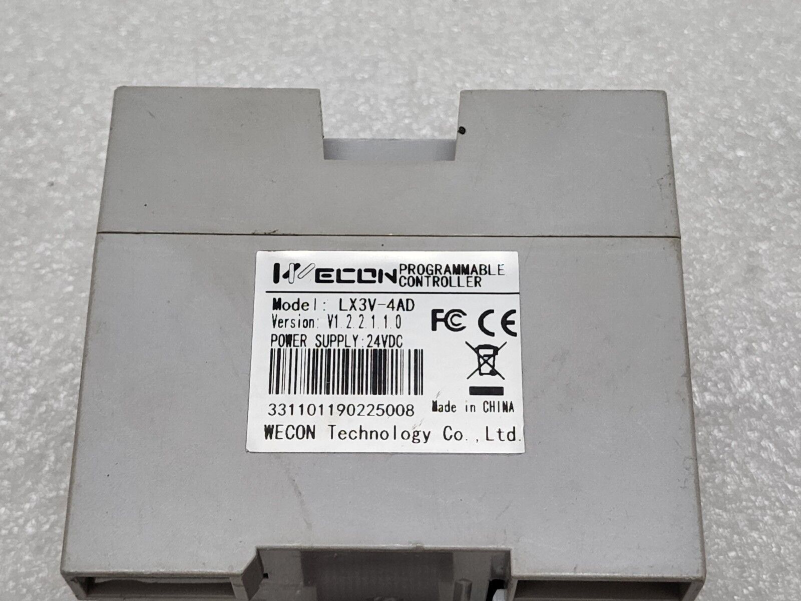 WECON TECH LX3V-4AD INPUT CHANNEL MODULE