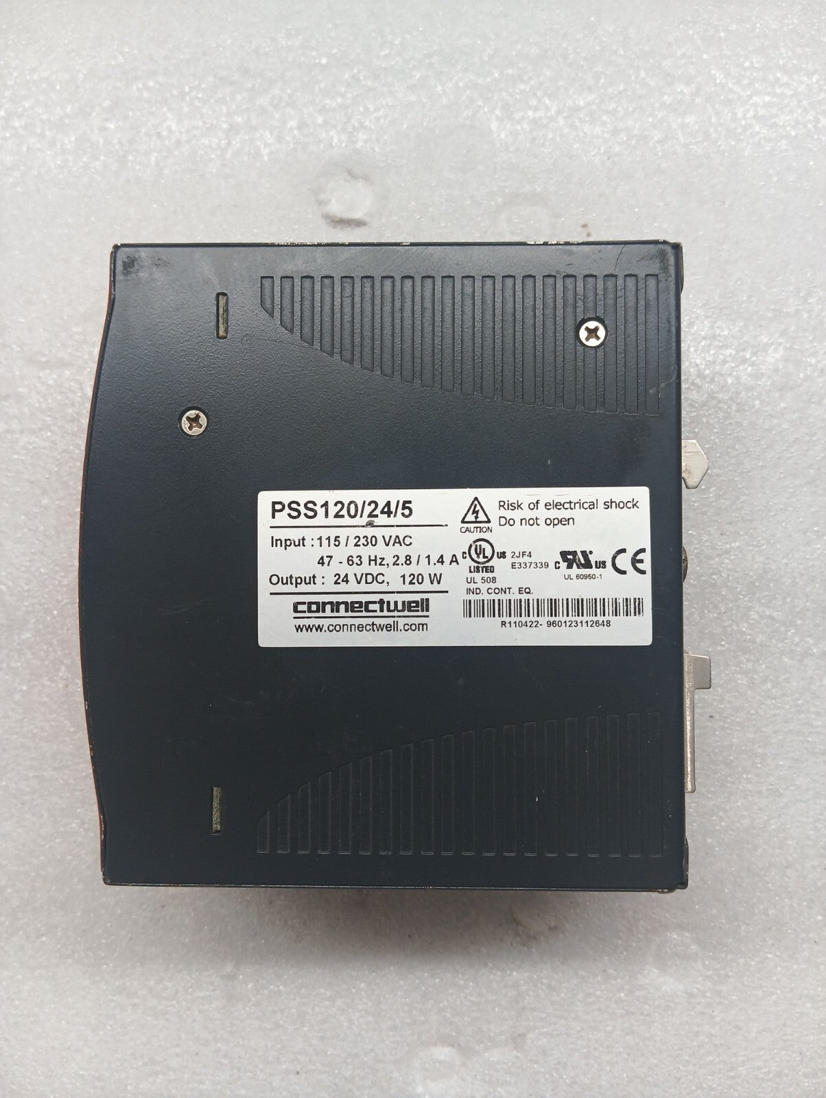 CONNECTWELL PSS120/24/5 POWER SUPPLY 24VDC 5A