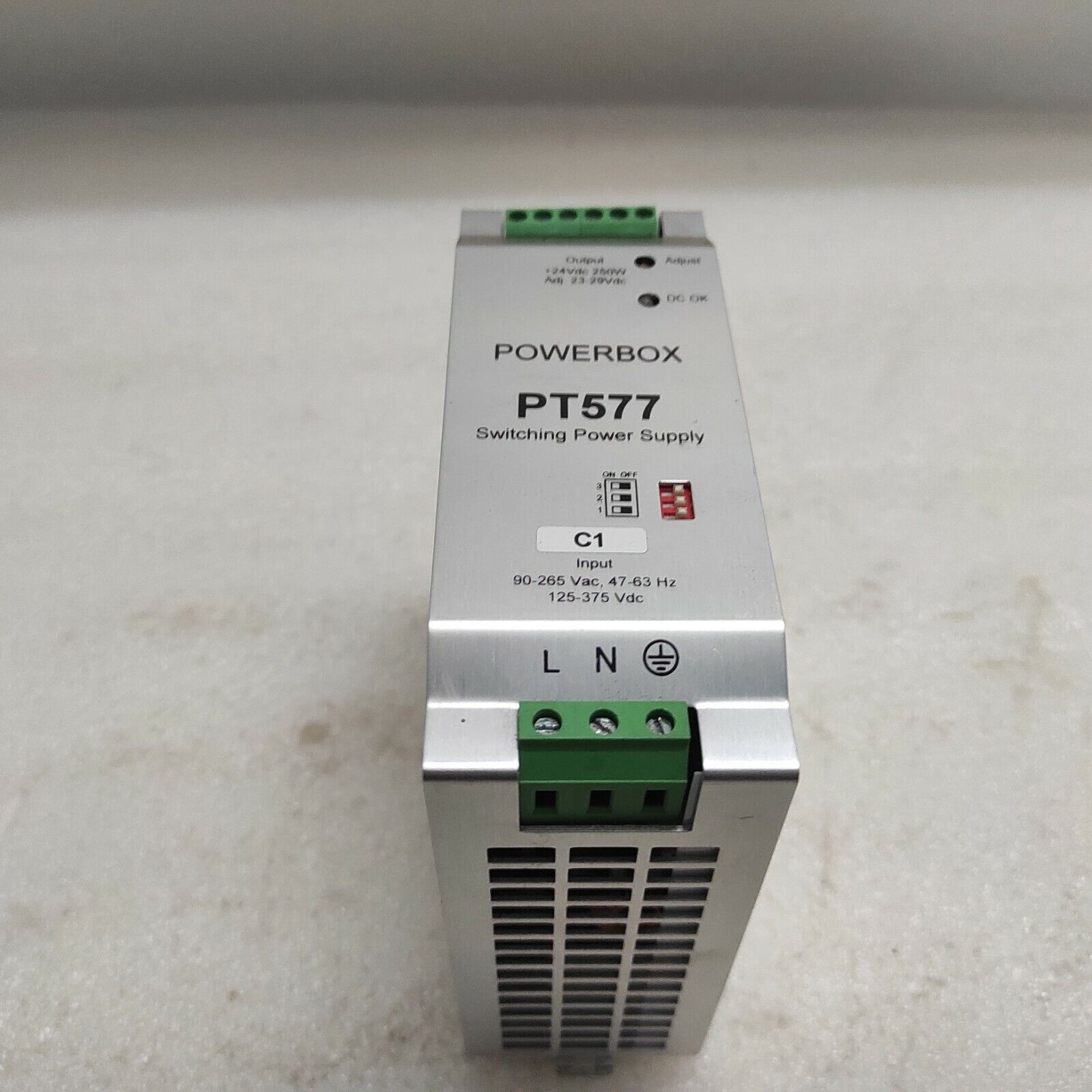 POWERBOX PT577 SWITCHING POWER SUPPLY 24VDC 