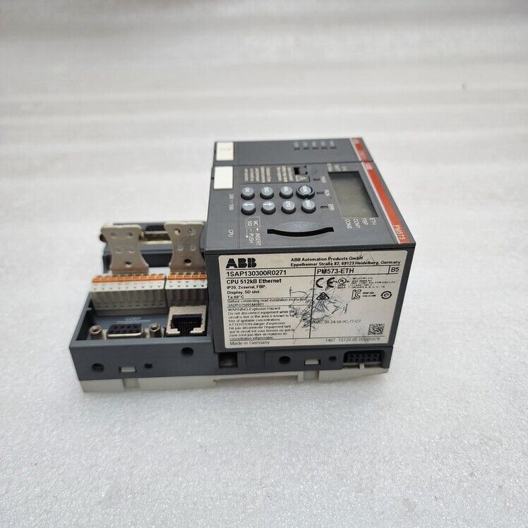 ABB PM573-ETH CPU 512kB ETHERNET 1SAP130300R0271 PM572