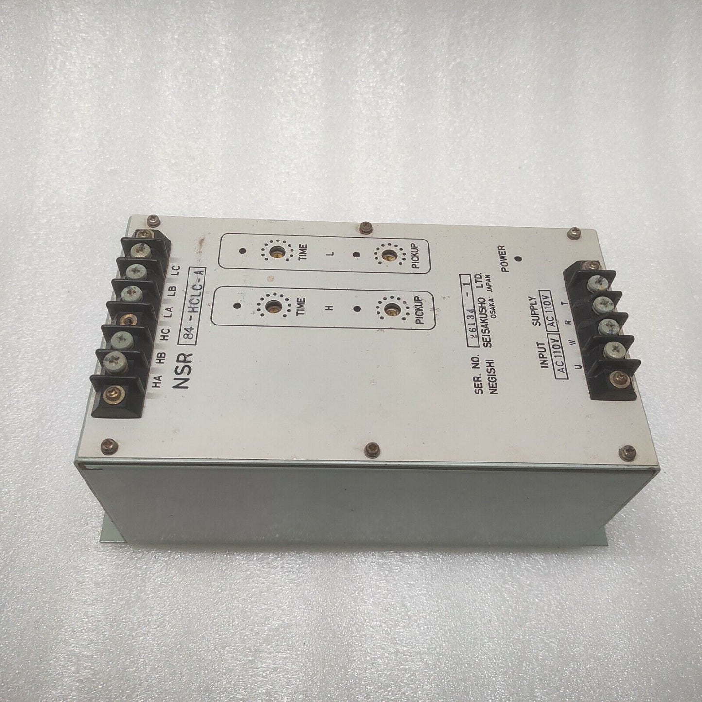 NEGISHI SEISAKUSHO NCR 84-HCLC-A 110VAC