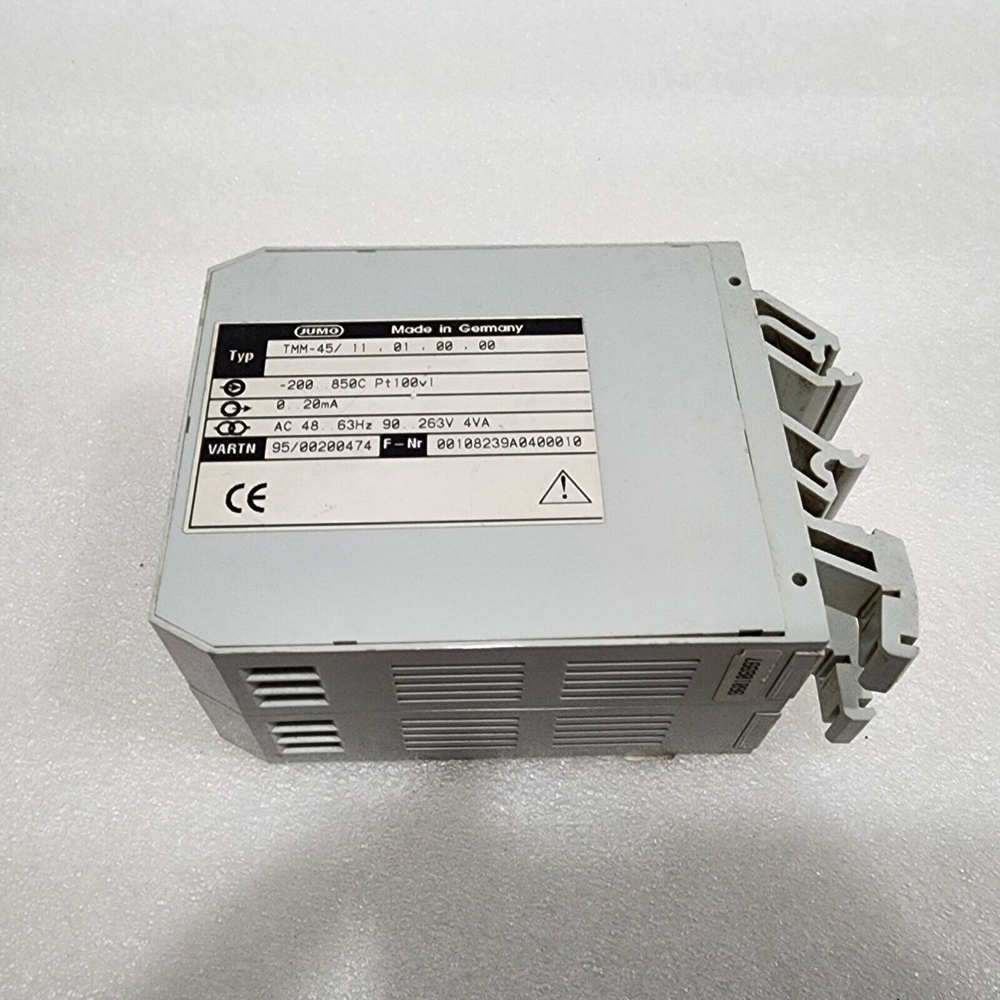 JUMO TMM-45 TEMPERATURE TRANSMITTER TMM-45/11.01.00.00