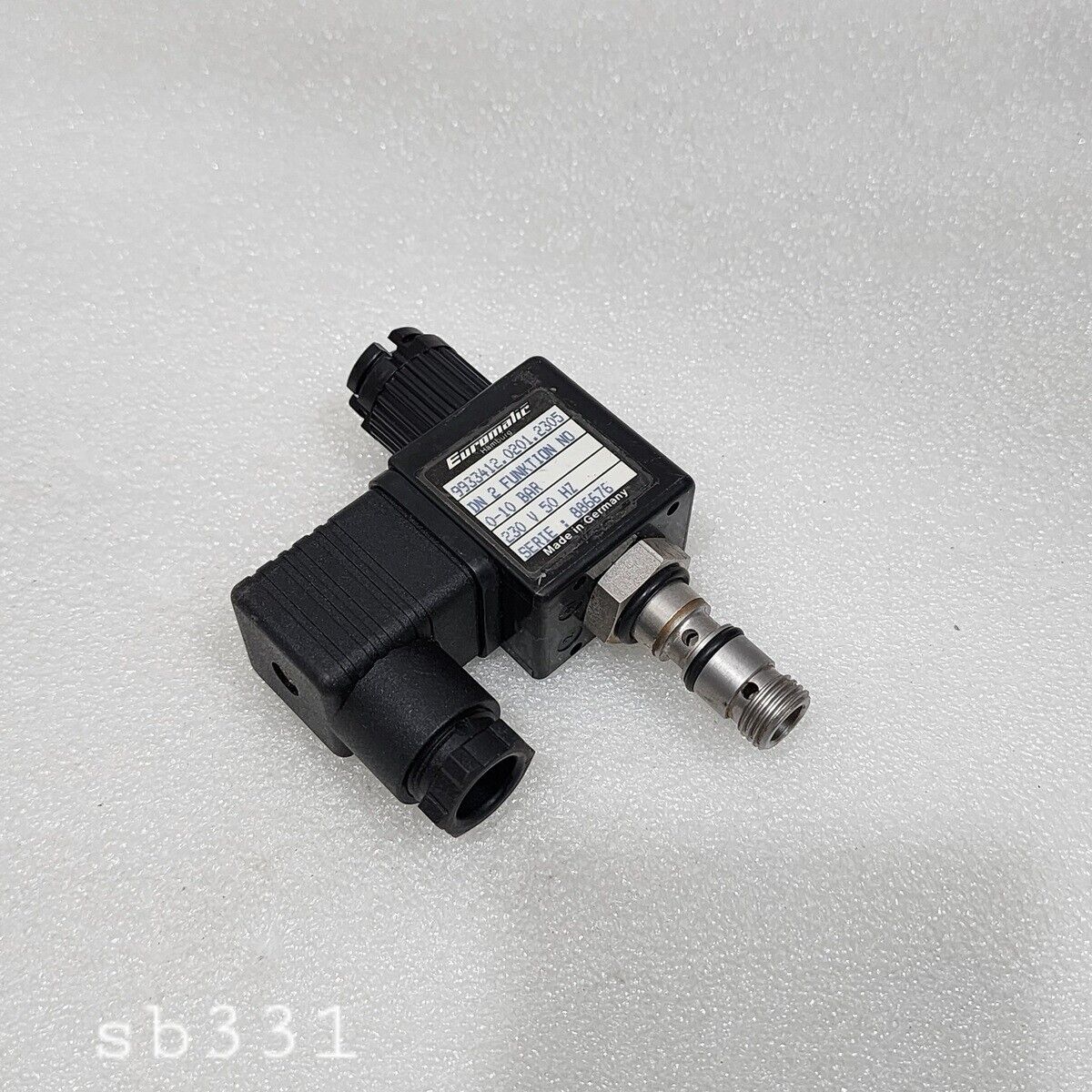 EUROMATIC 9933412.0201.2305 VALVE WITH HERION 0200 COIL