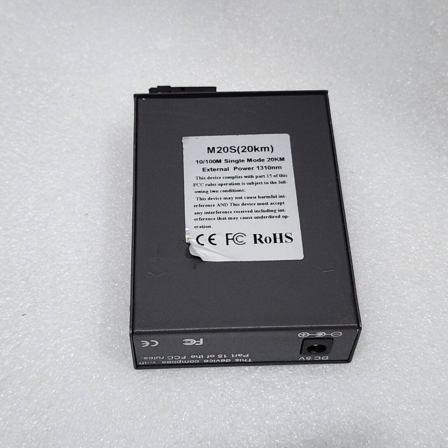 MX TECHNOLOGIES M20S PWR 100M SINGLE MODE MEDIA CONVERTER