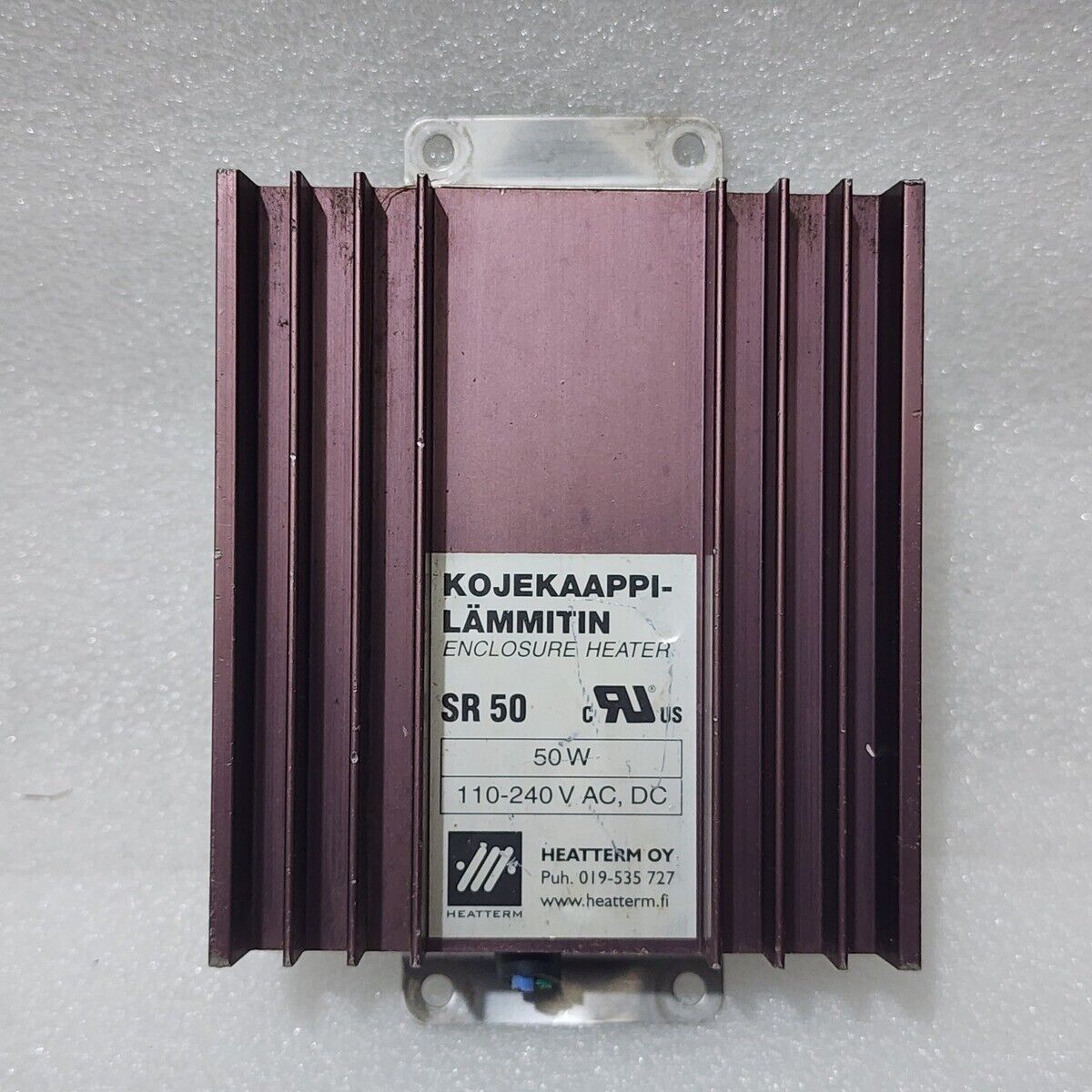 HEATTERM OY SR50 HEATER KOJEKAAPPI-LAMMITIN
