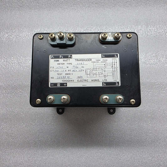 YOKOGAWA 2145 WATT TRANSDUCER CT 500/5A PT 460/230V