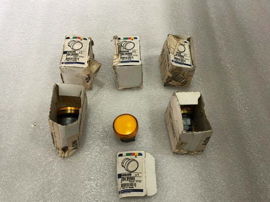 TELEMECANIQUE ZB4 BV053 PILOT LIGHT 089498 LOT OF 6 UNIT