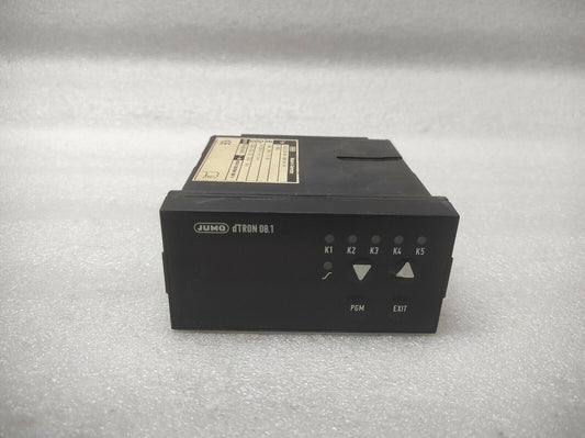 JUMO DTRON 08.1 TEMPERATURE CONTROLLER 703032/50-001-000-00-001 93-263V 70/00340