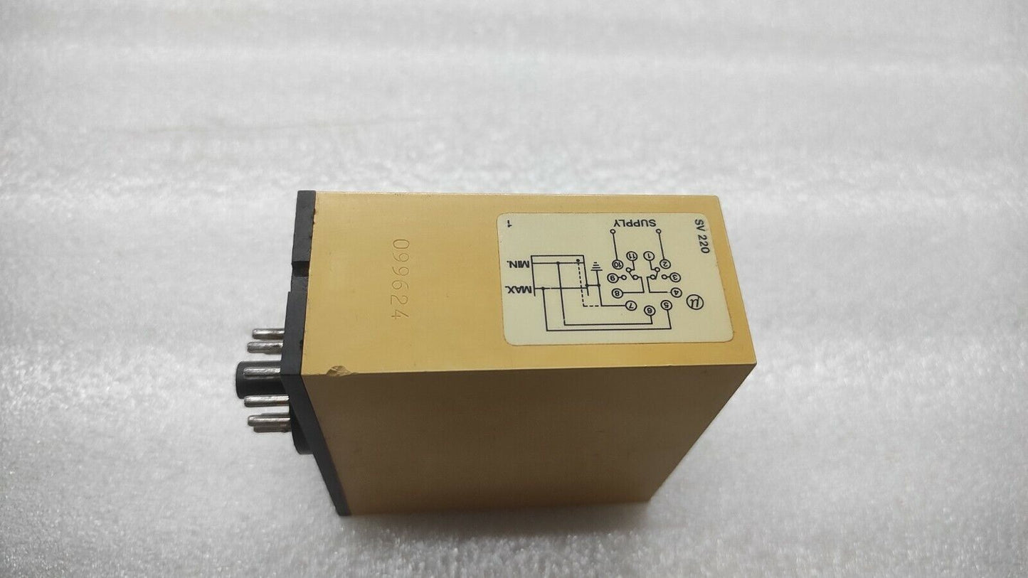 ELECTROMATIC SV 220 115 COND LIQUID DUAL LEVEL RELAY 115VAC SV220115 