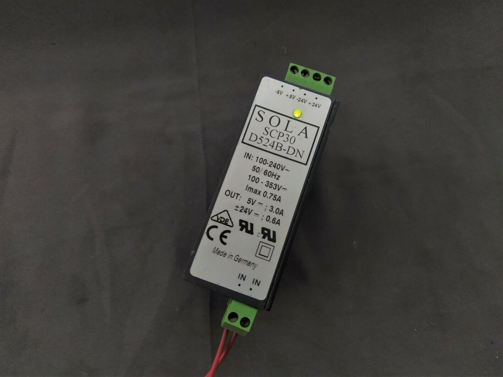 Sola SCP30 D524B-DN Power Supply 24V