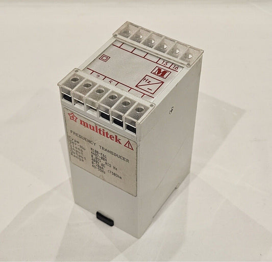 MULTITEK M100-FA1 FREQUENCY TRANSDUCER 45-55HZ