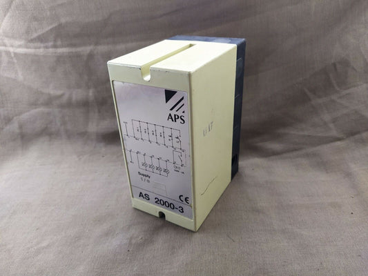 APS AS 2000-3 New Value Indicator Annunciator 230 VAC