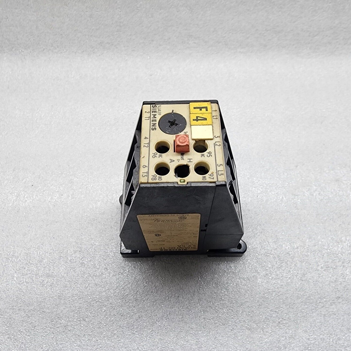 SIEMENS 3UA59 00-1F SOLID STATE OVERLOAD RELAY 3.2-5A