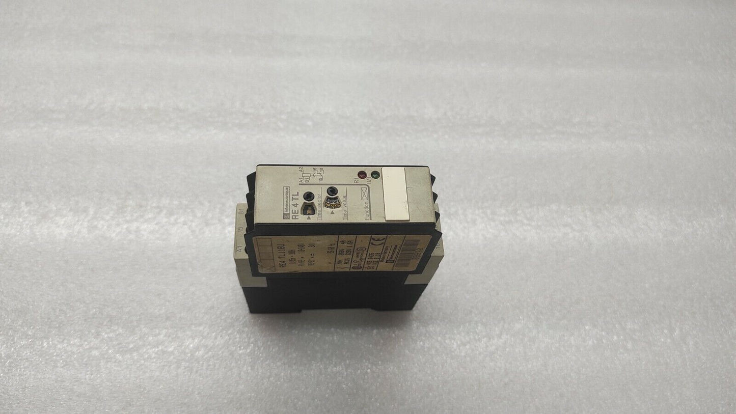 TELEMECANIQUE RE4 TL11BU TIME DELAY RELAY 09970 110-240V/24V 0.05S-300H