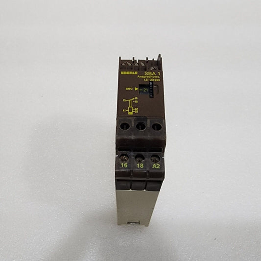 EBERLE SBA 1 TIMER RELAY 054510143090 220VAC/24VAC-DC 1.5-30SEC