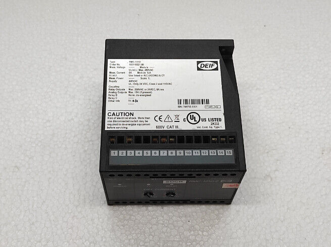 Deif RMC-131D Current and Shortcircuit Relay 100119321.80 RMC131D/2