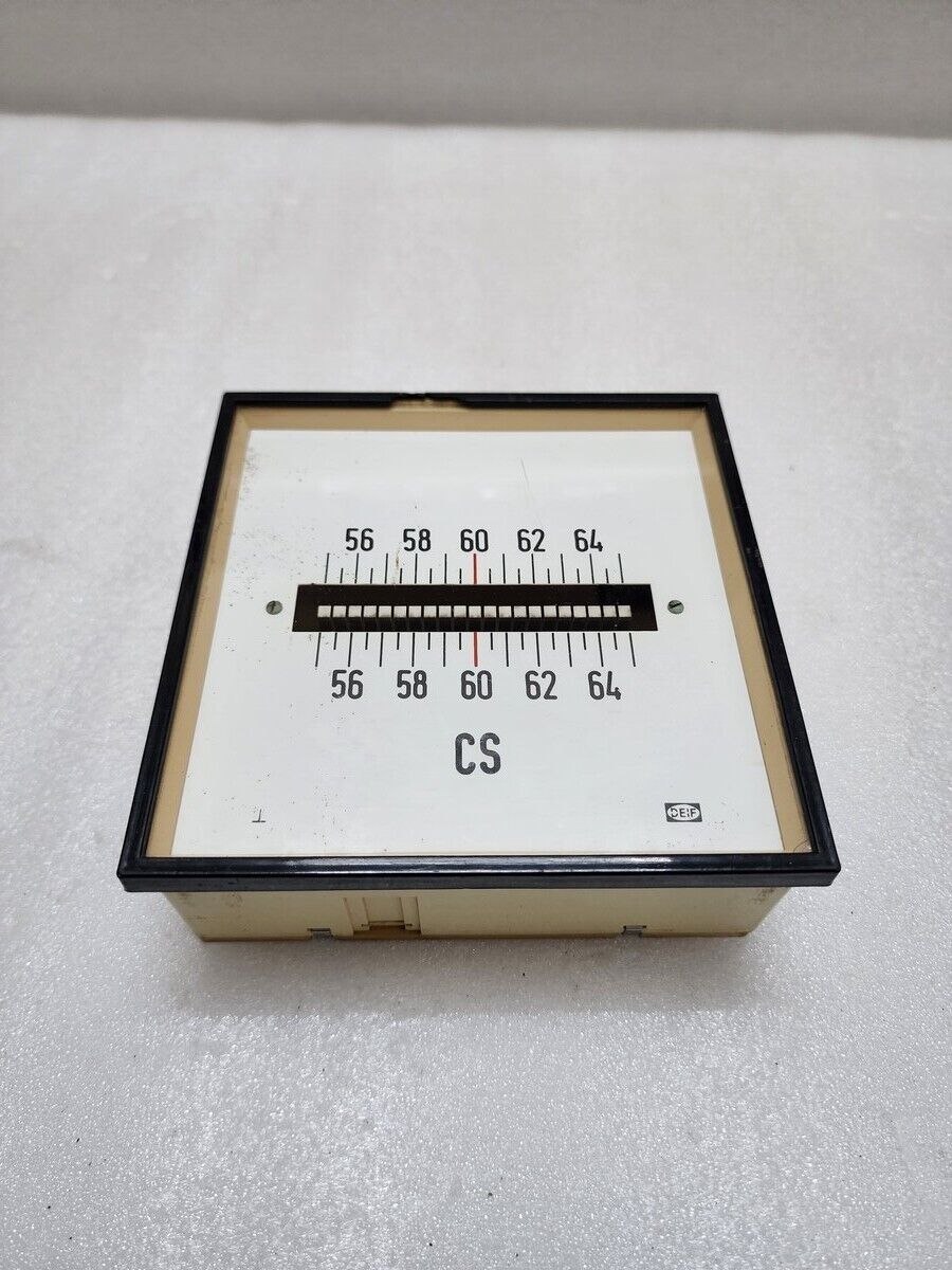 DEIF CS DOUBLE FREQUENCY METER