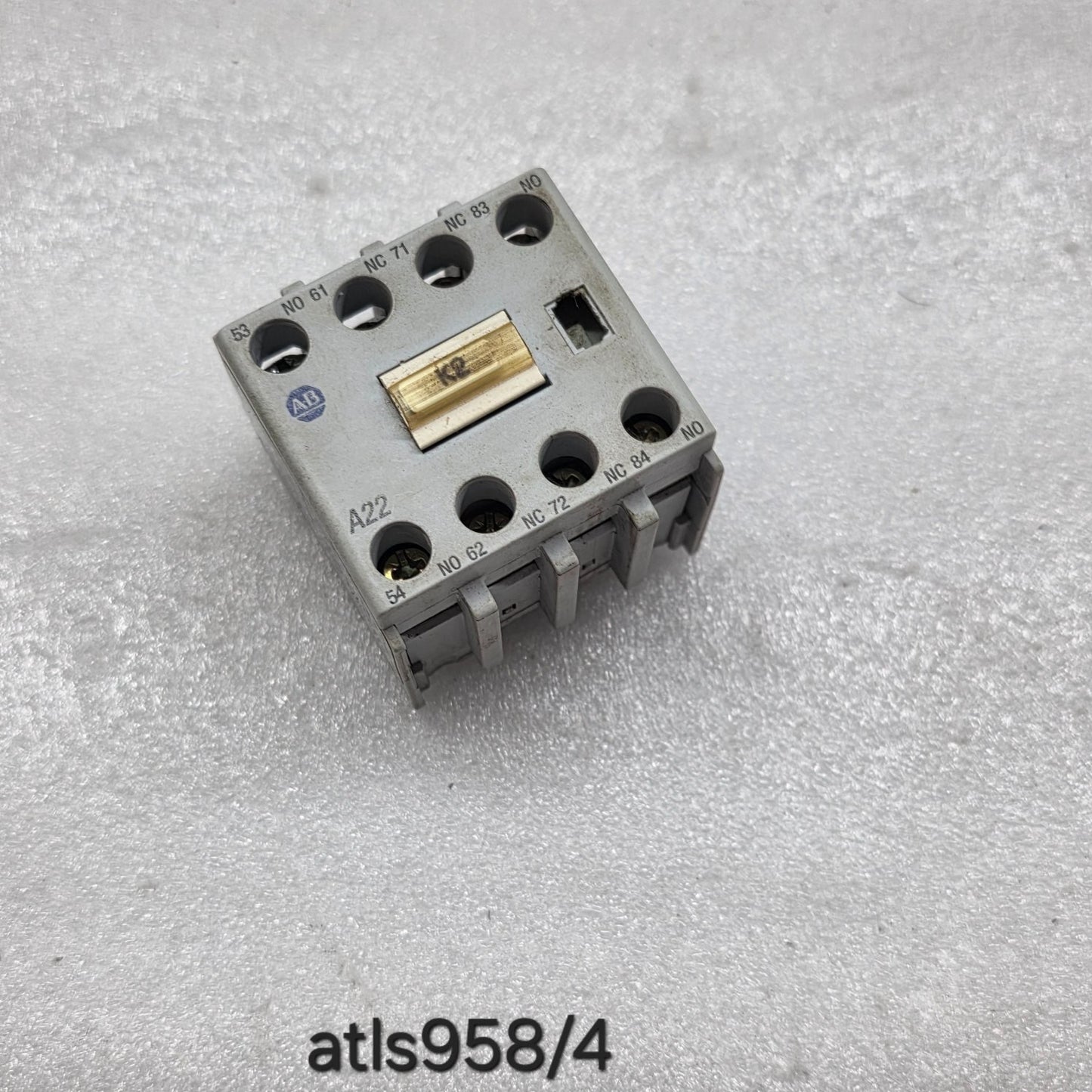 ALLEN BRADLEY CAT 100-F AUXILIARY CONTACT